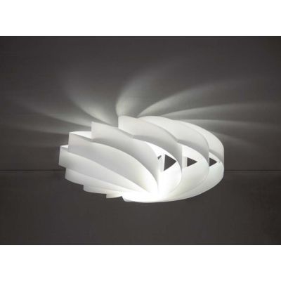 FLAT GRANDE PLAFONIERA CON DIAMETRO 100 CM IN POLILUX 6 COLORI MODERNA DELLA LINEA ZERO Linea Zero - Cristalensi Shop Online