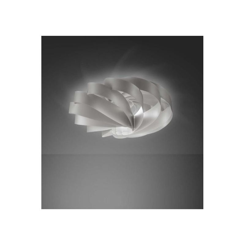FLAT PLAFONIERA MODERNA CON DIAMETRO 40 CM IN POLILUX 6 COLORI DELLA LINEA ZERO Linea Zero - Cristalensi Shop Online