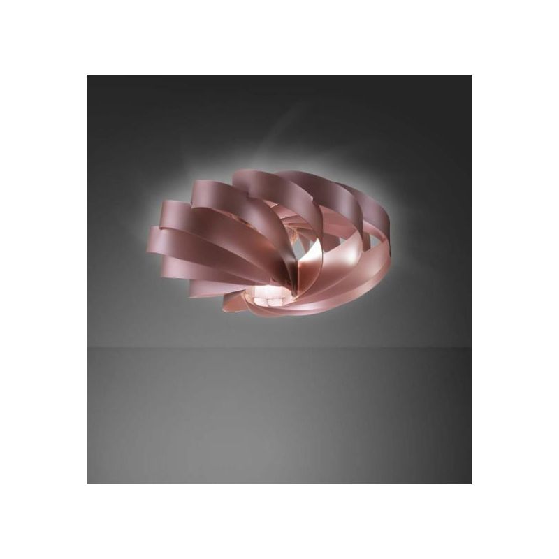 FLAT PLAFONIERA MODERNA CON DIAMETRO 40 CM IN POLILUX 6 COLORI DELLA LINEA ZERO Linea Zero - Cristalensi Shop Online