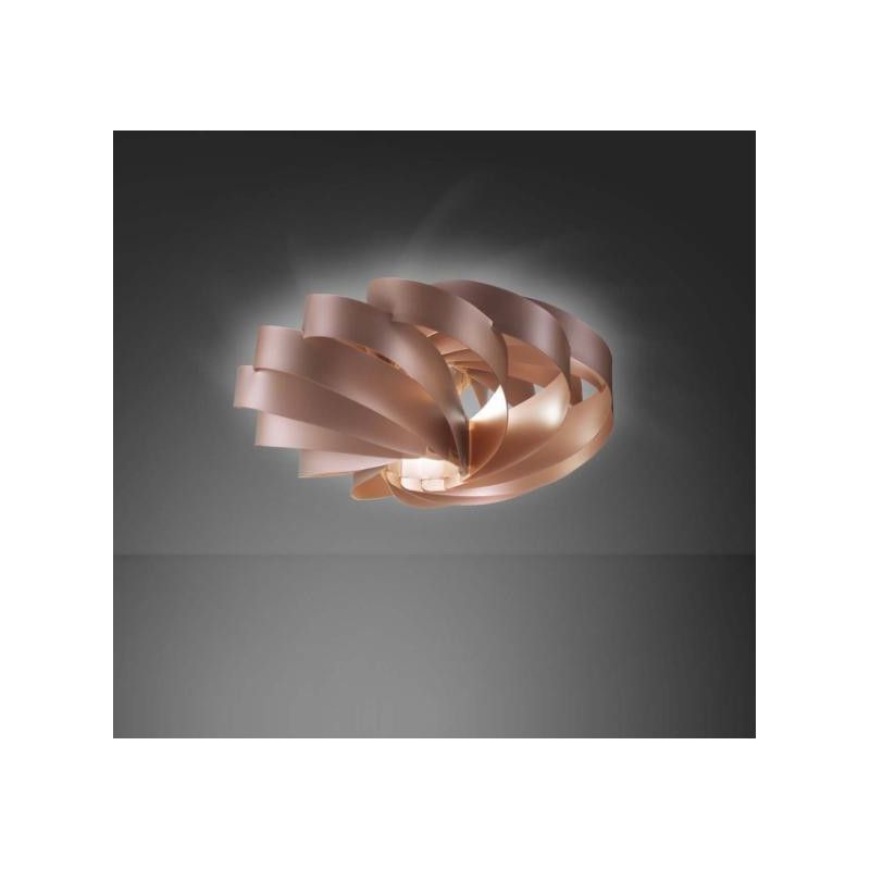 FLAT PLAFONIERA MODERNA CON DIAMETRO 40 CM IN POLILUX 6 COLORI DELLA LINEA ZERO Linea Zero - Cristalensi Shop Online