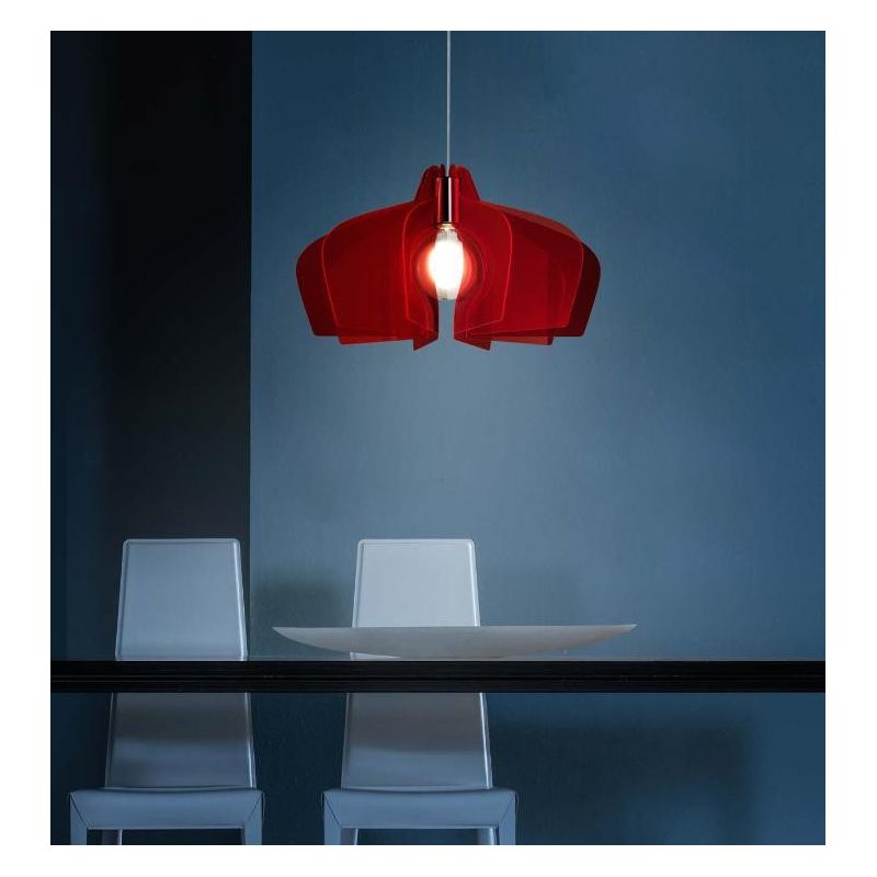 BELLATRIX SOSPENSIONE MODERNA 4 COLORI DELLA LINEA ZERO IN METACRILATO MADE IN ITALY Linea Zero - Cristalensi Shop Online