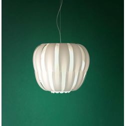 QUEEN SOSPENSIONE DA ESTERNI IP44 IN POLILUX BIANCO D42 CM DESIGN MODERNO DI LINEA ZERO Linea Zero - Cristalensi Shop Online