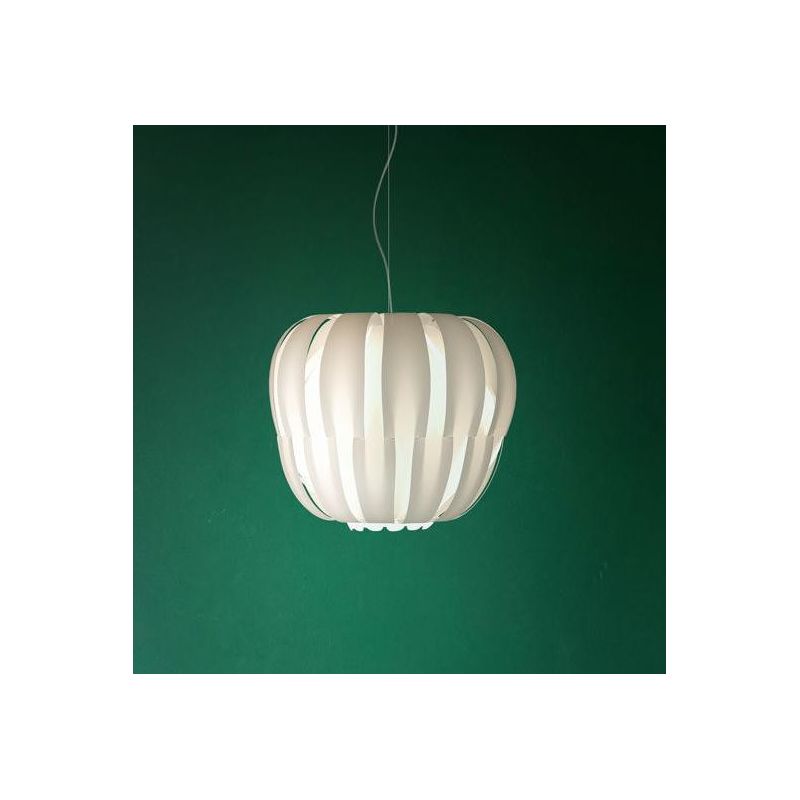 QUEEN SOSPENSIONE DA ESTERNI IP44 IN POLILUX BIANCO D29 CM DESIGN MODERNO DI LINEA ZERO Linea Zero - Cristalensi Shop Online