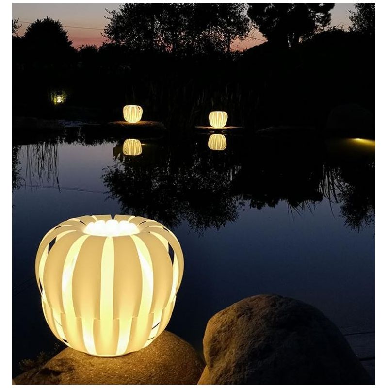 QUEEN LAMPADA DA TERRA D42 PER ESTERNI IP67 IN POLILUX BIANCO DESIGN MODERNO DI LINEA ZERO Linea Zero - Cristalensi Shop Online