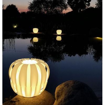 QUEEN LAMPADA DA TERRA D42 PER ESTERNI IP67 IN POLILUX BIANCO DESIGN MODERNO DI LINEA ZERO Linea Zero - Cristalensi Shop Online