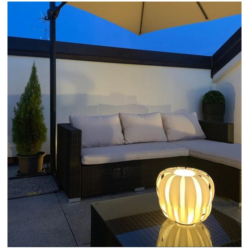 QUEEN LAMPADA DA TERRA D42 PER ESTERNI IP67 IN POLILUX BIANCO DESIGN MODERNO DI LINEA ZERO Linea Zero - Cristalensi Shop Online