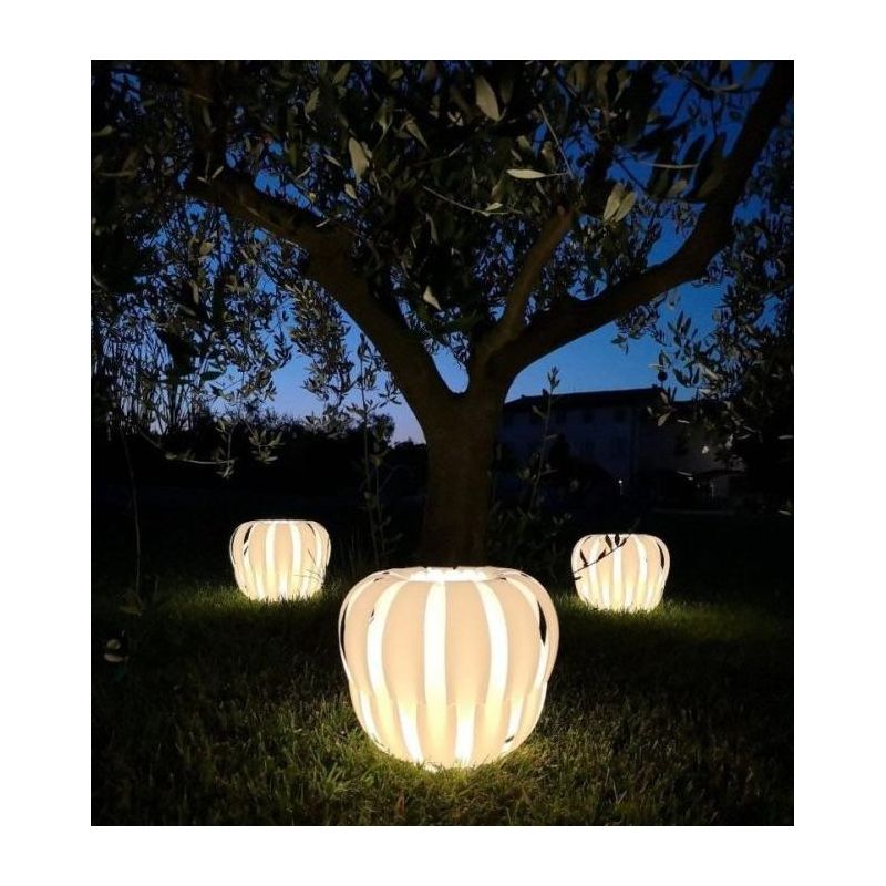 QUEEN LAMPADA DA TERRA D29 PER ESTERNI IP67 IN POLILUX BIANCO DESIGN MODERNO DI LINEA ZERO Linea Zero - Cristalensi Shop Online