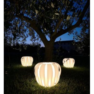 QUEEN LAMPADA DA TERRA D29 PER ESTERNI IP67 IN POLILUX BIANCO DESIGN MODERNO DI LINEA ZERO Linea Zero - Cristalensi Shop Online