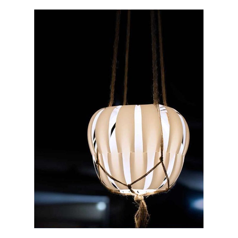 QUEEN LAMPADA A SOSPENSIONE D29 PER ESTERNI IP67 IN POLILUX BIANCO CON CORDA DI LINEA ZERO Linea Zero - Cristalensi Shop Online