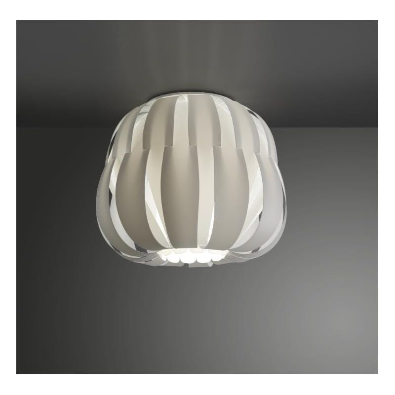 QUEEN PLAFONIERA MODERNA D29 IN POLILUX 5 COLORI MADE IN ITALY DELLA LINEA ZERO Linea Zero - Cristalensi Shop Online