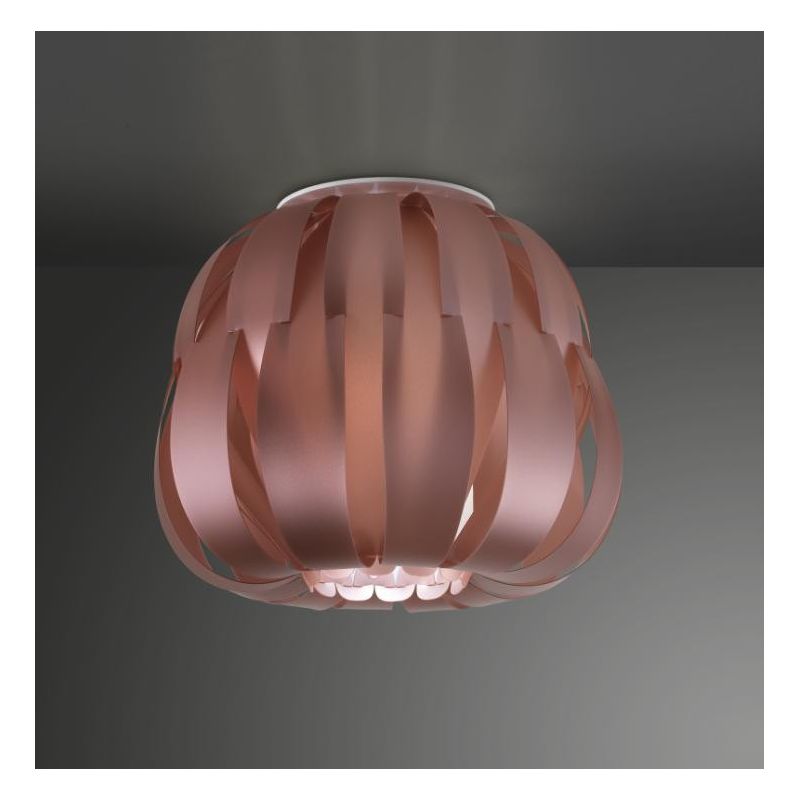 QUEEN PLAFONIERA MODERNA D42 IN POLILUX 5 COLORI MADE IN ITALY DELLA LINEA ZERO Linea Zero - Cristalensi Shop Online