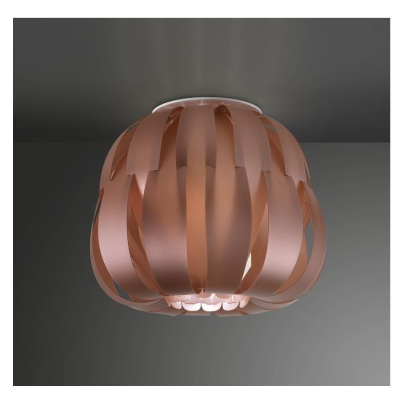 QUEEN PLAFONIERA MODERNA D42 IN POLILUX 5 COLORI MADE IN ITALY DELLA LINEA ZERO Linea Zero - Cristalensi Shop Online