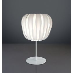 QUEEN LAMPADA DA TAVOLO IN POLILUX 5 COLORI CON BASE ROTONDA MADE IN ITALY DELLA LINEA ZERO Linea Zero - Cristalensi Shop Online