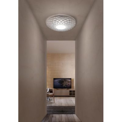 DALIA GRANDE PLAFONIERA MODERNA D98 IN POLILUX 5 COLORI ATTACCO GX53 MADE IN ITALY DI LINEA ZERO Linea Zero - Cristalensi Shop O