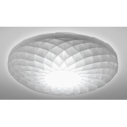 DALIA GRANDE PLAFONIERA MODERNA D98 IN POLILUX 5 COLORI ATTACCO GX53 MADE IN ITALY DI LINEA ZERO Linea Zero - Cristalensi Shop O