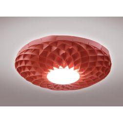 DALIA PLAFONIERA MODERNA D60 IN POLILUX 5 COLORI CON ATTACCO GX53 MADE IN ITALY DI LINEA ZERO Linea Zero - Cristalensi Shop Onli 2