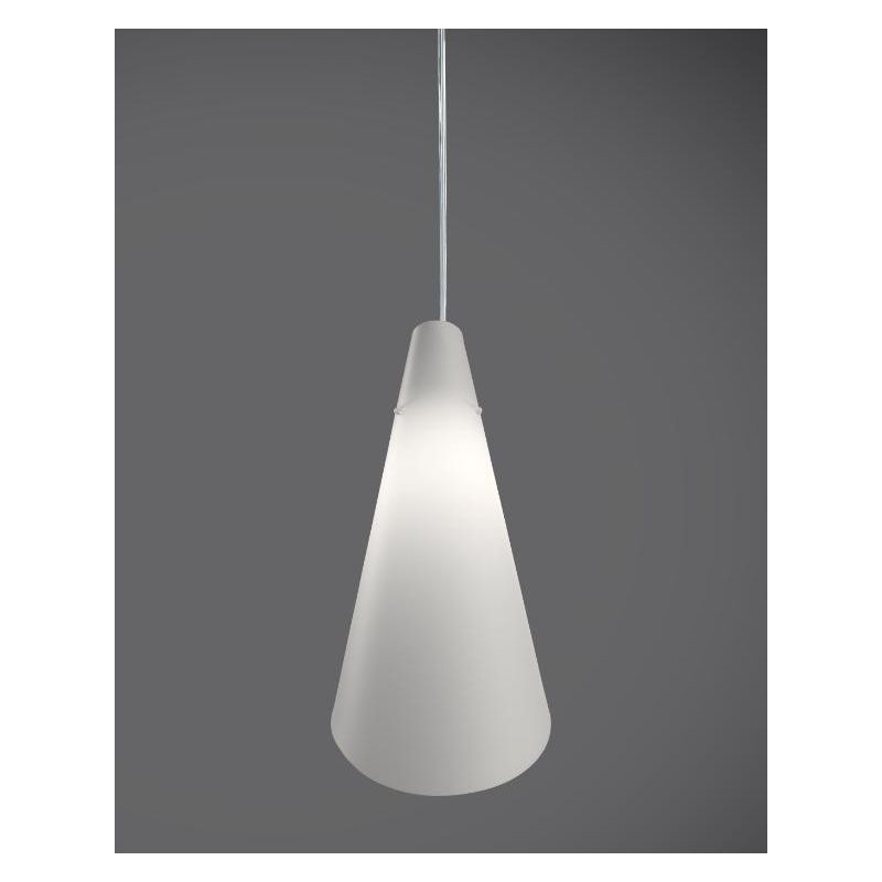 CALLE SOSPENSIONE SINGOLA IN POLILUX BIANCO DESIGN MODERNO DELLA LINEA ZERO MADE IN ITALY Linea Zero - Cristalensi Shop Online