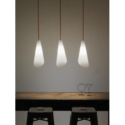 CALLE SOSPENSIONE SINGOLA IN POLILUX BIANCO DESIGN MODERNO DELLA LINEA ZERO MADE IN ITALY Linea Zero - Cristalensi Shop Online