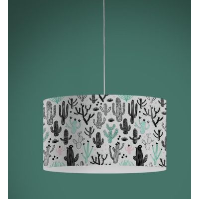 DECOLIGHT LAMPADARIO A SOSPENSIONE D40 IN POLILUX CON 7 SIMPATICHE STAMPE DELLA LINEA ZERO Linea Zero - Cristalensi Shop Online