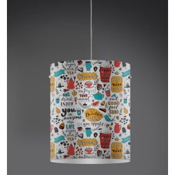 DECOLIGHT SOSPENSIONE CON 7 SIMPATICHE STAMPE DIAMETRO CM 27 IN POLILUX DELLA LINEA ZERO Linea Zero - Cristalensi Shop Online 2