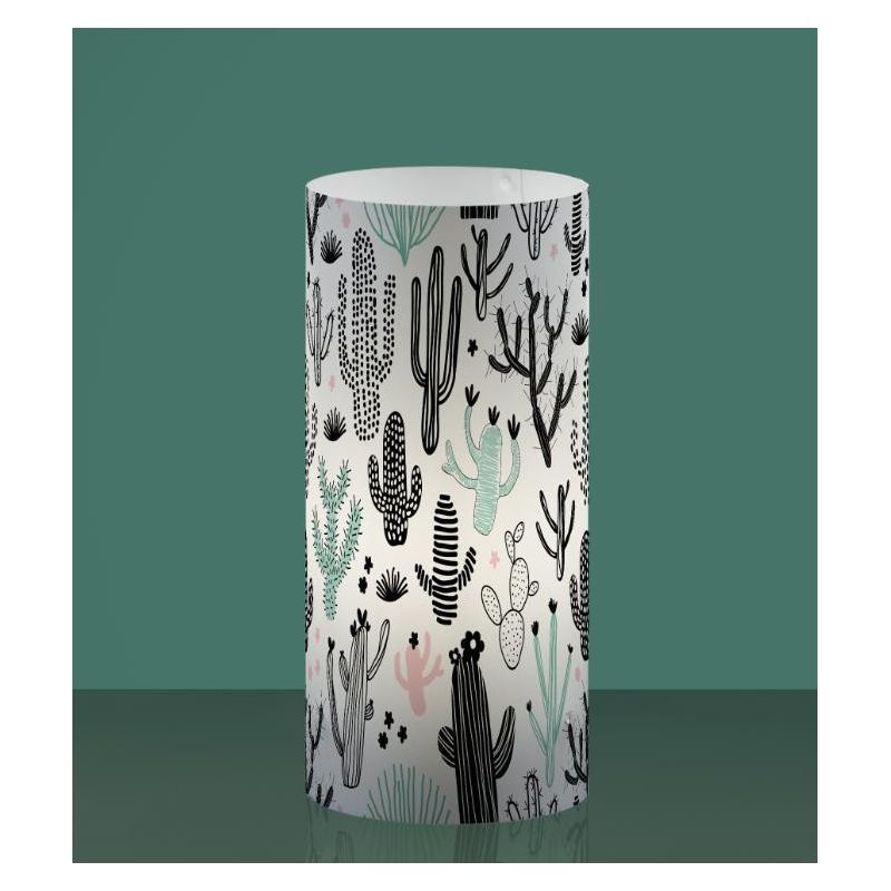 DECOLIGHT LAMPADA DA TAVOLO IN 7 SIMPATICHE STAMPE IN POLILUX DESIGN MODERNO DELLA LINEA ZERO Linea Zero - Cristalensi Shop Onli