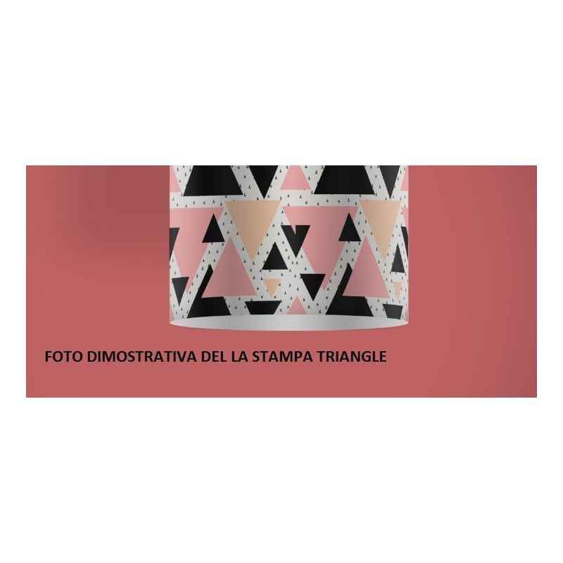 DECOLIGHT PIANTANA IN POLILUX CON 7 SIMPATICHE STAMPE COMPLETA DI BASE MODERNA DELLA LINEA ZERO Linea Zero - Cristalensi Shop On