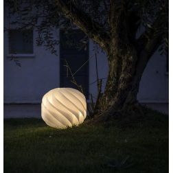 GLOBE LAMPADA DA TERRA D40 PER ESTERNI IP67 IN POLILUX BIANCO DESIGN MODERNO DI LINEA ZERO Linea Zero - Cristalensi Shop Online