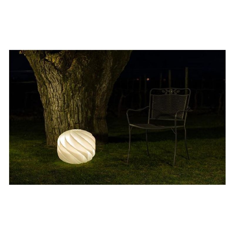 GLOBE LAMPADA DA TERRA D40 PER ESTERNI IP67 IN POLILUX BIANCO DESIGN MODERNO DI LINEA ZERO Linea Zero - Cristalensi Shop Online