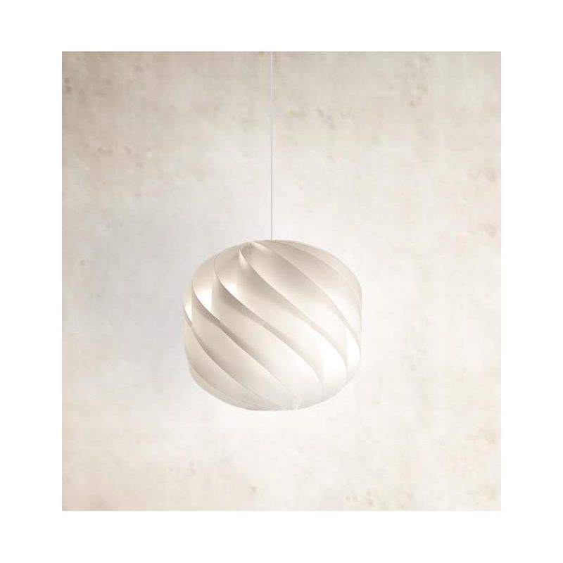 GLOBE PICCOLA SOSPENSIONE DA ESTERNI IP44 IN POLILUX BIANCO D25 CM DESIGN MODERNO DI LINEA ZERO Linea Zero - Cristalensi Shop On
