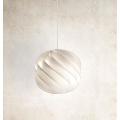GLOBE PICCOLA SOSPENSIONE DA ESTERNI IP44 IN POLILUX BIANCO D25 CM DESIGN MODERNO DI LINEA ZERO Linea Zero - Cristalensi Shop On