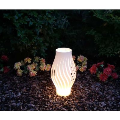 HELIOS LAMPADA DA TAVOLO DA ESTERNI IP67 IN POLILUX BIANCO DESIGN MODERNO DI LINEA ZERO Linea Zero - Cristalensi Shop Online