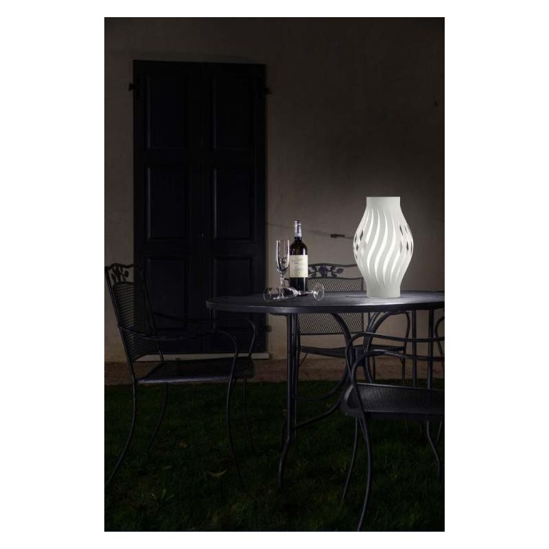 HELIOS LAMPADA DA TAVOLO DA ESTERNI IP67 IN POLILUX BIANCO DESIGN MODERNO DI LINEA ZERO Linea Zero - Cristalensi Shop Online