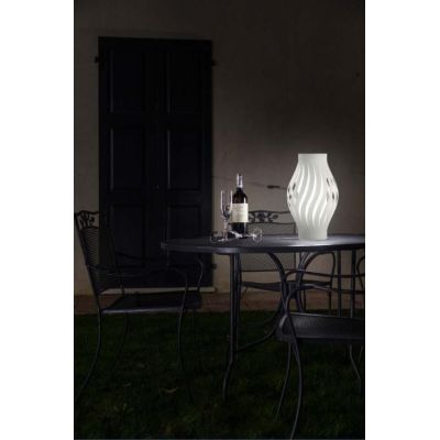 HELIOS LAMPADA DA TAVOLO DA ESTERNI IP67 IN POLILUX BIANCO DESIGN MODERNO DI LINEA ZERO Linea Zero - Cristalensi Shop Online
