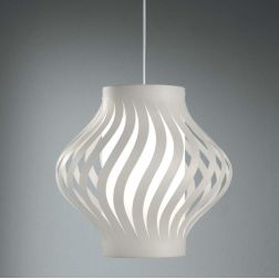 HELIOS SOSPENSIONE DA ESTERNI IP44 IN POLILUX BIANCO DESIGN MODERNO DI LINEA ZERO Linea Zero - Cristalensi Shop Online