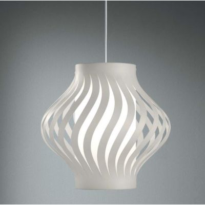 HELIOS SOSPENSIONE DA ESTERNI IP44 IN POLILUX BIANCO DESIGN MODERNO DI LINEA ZERO Linea Zero - Cristalensi Shop Online
