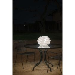 CLOUD LAMPADA DA TAVOLO D40 DA ESTERNI IP67 IN POLILUX BIANCO DESIGN MODERNO DI LINEA ZERO Linea Zero - Cristalensi Shop Online 2