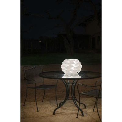 CLOUD LAMPADA DA TAVOLO D40 DA ESTERNI IP67 IN POLILUX BIANCO DESIGN MODERNO DI LINEA ZERO Linea Zero - Cristalensi Shop Online