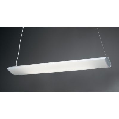 LITOS SOSPENSIONE LINEARE L157 IN POLILUX BIANCO OPPURE STAMPATO MODERNA DELLA LINEA ZERO Linea Zero - Cristalensi Shop Online