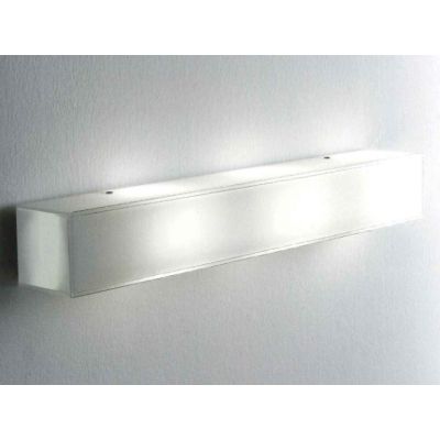 CUBIC PARETE/SOFFITTO LAMPADA IN VETRO BIANCO LATTE LUCIDO 3XE27 Illuminando - Cristalensi Shop Online