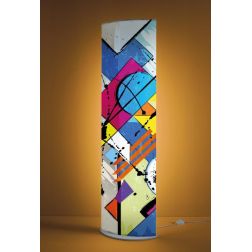 LITOS PIANTANA IN POLILUX CON 6 SIMPATICHE STAMPE OPPURE BIANCA H158 MODERNA DELLA LINEA ZERO Linea Zero - Cristalensi Shop Onli