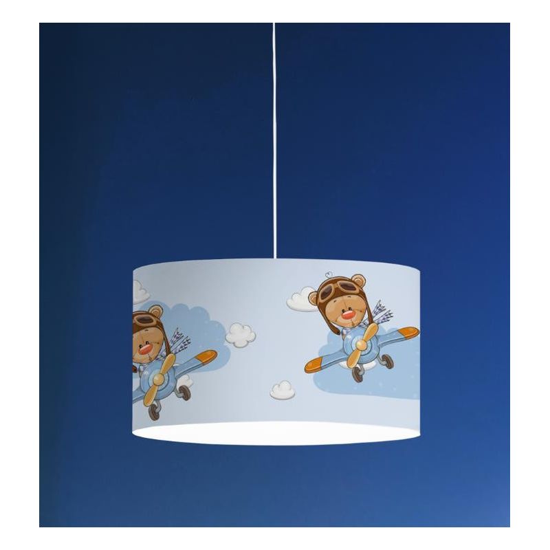 DECOKIDS LAMPADARIO DA BAMBINI IN POLILUX CON SIMPATICHE GRAFICHE MADE IN ITALY DI LINEA ZERO Linea Zero - Cristalensi Shop Onli