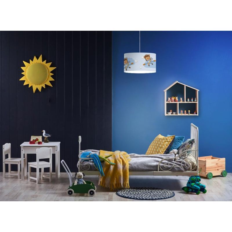 DECOKIDS LAMPADARIO DA BAMBINI IN POLILUX CON SIMPATICHE GRAFICHE MADE IN ITALY DI LINEA ZERO Linea Zero - Cristalensi Shop Onli