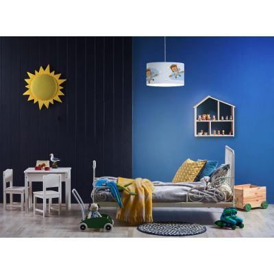 DECOKIDS LAMPADARIO DA BAMBINI IN POLILUX CON SIMPATICHE GRAFICHE MADE IN ITALY DI LINEA ZERO Linea Zero - Cristalensi Shop Onli