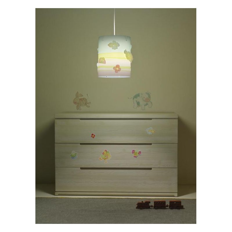 ANIMAL FARM SOSPENSIONE DA BAMBINI IN POLILUX COLORATO CON CLIP DECORATIVE DI LINEA ZERO Linea Zero - Cristalensi Shop Online