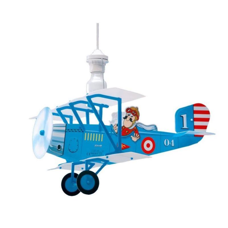 BIPLANO SOSPENSIONE DA BAMBINI IN POLILUX ROSSO O BLU DI LINEA ZERO MADE IN ITALY Linea Zero - Cristalensi Shop Online