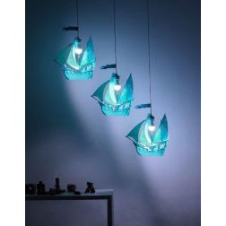 PETER PAN VELIERO A SOSPENSIONE PER BAMBINI IN POLILUX AZZURRO DI LINEA ZERO MADE IN ITALY Linea Zero - Cristalensi Shop Online 2