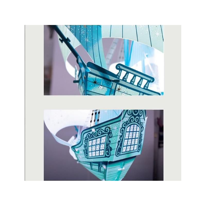 PETER PAN VELIERO A SOSPENSIONE PER BAMBINI IN POLILUX AZZURRO DI LINEA ZERO MADE IN ITALY Linea Zero - Cristalensi Shop Online