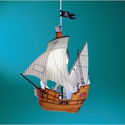 VELIERO PIRATI SOSPENSIONE SIMPATICA PER BAMBINI IN POLILUX DI LINEA ZERO MADE IN ITALY Linea Zero - Cristalensi Shop Online