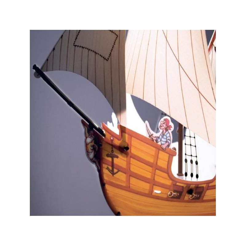 VELIERO PIRATI SOSPENSIONE SIMPATICA PER BAMBINI IN POLILUX DI LINEA ZERO MADE IN ITALY Linea Zero - Cristalensi Shop Online
