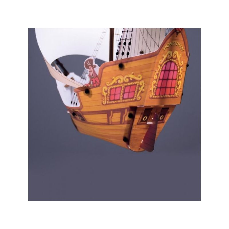 VELIERO PIRATI SOSPENSIONE SIMPATICA PER BAMBINI IN POLILUX DI LINEA ZERO MADE IN ITALY Linea Zero - Cristalensi Shop Online